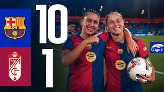 LIGA F | FC BARCELONA 10 vs 1 GRANADA 