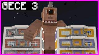 GECE SAAT 3'TE TEPEGÖZÜN EVİNE GİRDİK!  - Minecraft