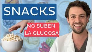 LOS 6 SNACKS PARA DIABETES (que no suben la glucosa)