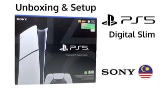 Unboxing and Setup PlayStation PS5 Slim Digital Official Malaysia Version