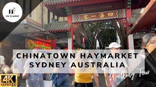 Walking through Sydney's Chinatown in 4K | Australia