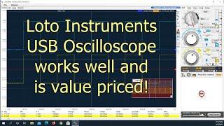 Loto USB Oscilloscope, Logic Analyzer, Signal Generator (OSC482F)