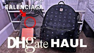 MCM Backpack REP | First DHGate Haul | *BALENCIAGA AND LV*