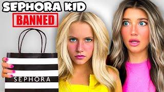 My 10yr old SiSTER is BANNED From Sephora! *she lied*