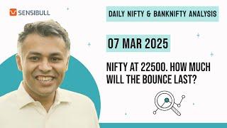 NIFTY & BANK NIFTY Analysis for Tomorrow | Stock Market Outlook | 07 March 2025, Friday