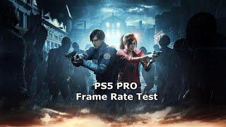 Resident Evil 2 Remake PS5 Pro High Frame Rate Mode