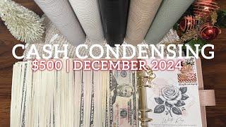 Last Cash Condensing of 2024 | Bill Swap | Cash Envelopes | December 2024