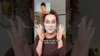 TURNING MYSELF INTO BELLA HADID (part 2) #makeup #transformation #grwm