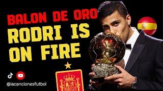 Canción RODRI'S ON FIRE Balón de Oro 2024 Rodri #ballondor #españa #euro2024 #city #vinicius #spain