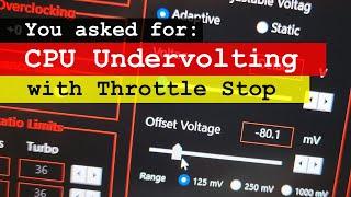 ThrottleStop on my Thinkpads | CPU undervolting and Speed Shift for T480, T580/P52s, W550s, and T15g