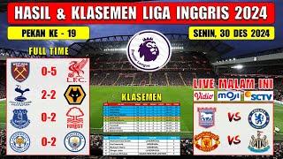 Hasil Liga Inggris Tadi Malam ~ WEST HAM vs LIVERPOOL ~ TOTTENHAM vs WOLVES ~ EPL 2024 Pekan Ke 19