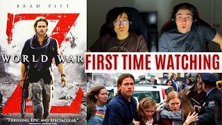 REACTING to *World War Z* BRAD PITT vs. ZOMBIES!! (First Time Watching) Zombie Movies