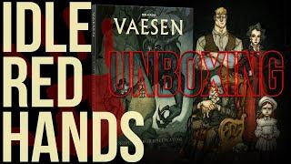 Unboxing Vaesen RPG by Free League - Nordic Horror Roleplaying - Kickstarter Lindworm Pledge Level