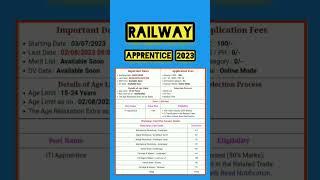 iti apprentice vacancy 2023#rrc_apprentice_2023 #ravi_jobs_point