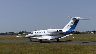 Cessna 525A CitationJet CJ2 (2-CLEV) at Solent Airport, UK. Friday 17th June 2022