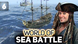 Капитан Джек Амвэй и его Чёрная Утюжина ‍️ World of Sea Battle [PC 2023] #6