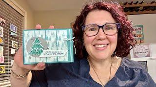 Stampin’ Up! Merriest Trees & Winter Meadow Christmas Stampathon Sketch Card #stampinup #cardmaking