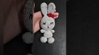little cutie bunny #knitting #yarn #crochet #funny #knittingdesign #croche