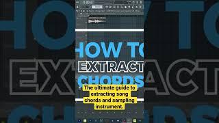 The ultimate guide to extracting song chords and sampling instrument. #Shorts