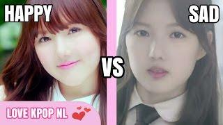 K-POP Girl Groups - Happy VS Sad Songs