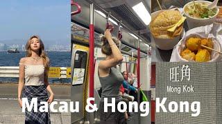 Macau & Hong Kong Travel VLOG  | 5 days trip, the parisian, londoner, kennedy town and viral food