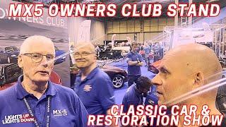 MX5 Owners Club Stand At The Classic Car & Restoration Show