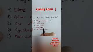 ÇIKMIŞ SORU YAZIM KURALLARI TYT / KPSS