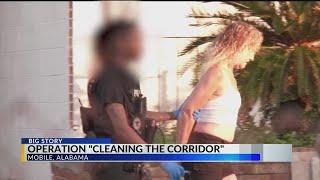 22 people arrested in Mobile Police’s ‘Operation Cleaning the Corridor’