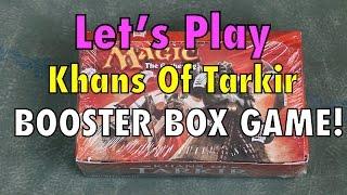 MTG - Let's Play! Khans of Tarkir BOOSTER BOX GAME! Magic: The Gathering Crack Open a Box of packs!