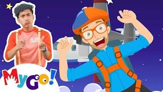 Velocity Race - Cool Science Experiments | Blippi | MyGo Sign Language for Kids | Educational Videos