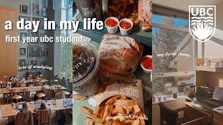 a day in my life | University of British Columbia (UBC) ️ productive studying and living in dorms