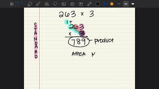 HOW TO: multiply multi-digit by one-digit numbers