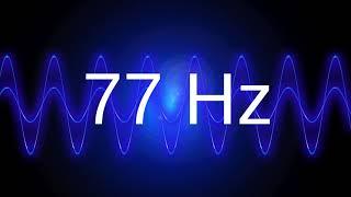 77 Hz clean pure sine wave BASS TEST TONE frequency