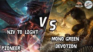 5 Color Niv-Mizzet VS Mono Green Devotion [MTG Pioneer]