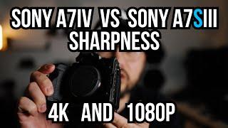 Sony a7IV vs Sony a7SIII Video Sharpess 4k and 1080 #sonya7iv #sonya7siii