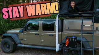 Testing the Hcalory Diesel Heater in my rooftop tent | Does it really work??