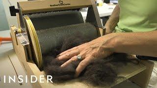 Woman Makes Sweaters Out Of Dog Hair