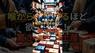 外国人が喉から手が出るほど欲しがる！驚きの日本土産3選#海外の反応 #雑学#雑学