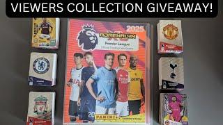 VIEWERS COLLECTION GIVEAWAY! Panini Premier League Adrenalyn XL 2025 Card Collection Binder Giveaway