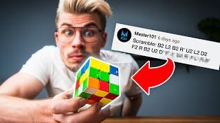 I found the LUCKIEST 3x3 scramble EVER! #2