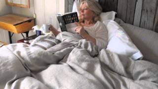 Rough Linen:  Tricia helps you choose your best bedding infills for her linen bedding