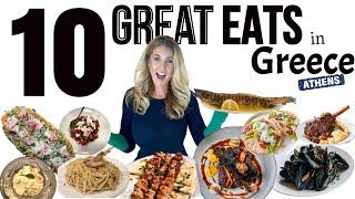 10 Great EATS in Athens Greece GREEK Food Vlog 2023 | Where to Eat in Athens Greece