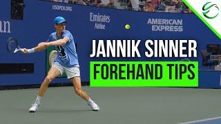 Jannik Sinner Forehand Lesson - 3 Vital Tennis Tips