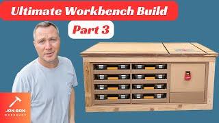 Building drawers and wiring the router table with automatic dust collection