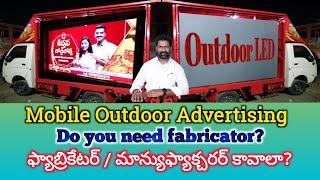 Mobile Outdoor Advertising || Digital Mobile Billboard Advertising Vehicle's