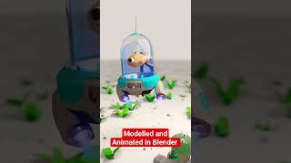 Looping animation. Fully done with Blender (Eevee) #blender #animation #cgboost