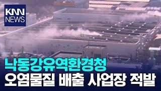 낙동강유역환경청, 오염물질 배출하는 사업장 적발 / KNN