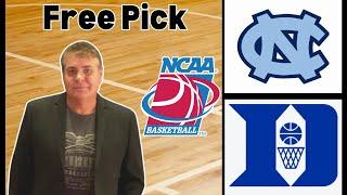 College Basketball Pick - North Carolina vs Duke Prediction, 3/14/2025 Free Best Bets & Odds