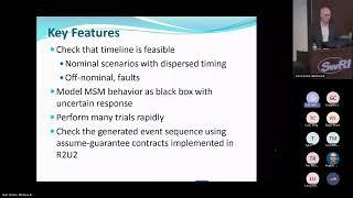 FSW 2024: Day 3- Discrete Event Simulation based Timeline Validation using R2U2