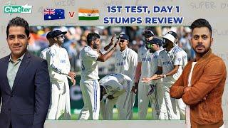 Cricbuzz Chatter: #Bumrah' picks 4 as #Australia reach 67/7 v #India (150/10) on Day 1 of Perth Test